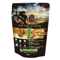 キャットフード　アンブロシア　猫　ターキー＆へリング　１００ｇ　ドライ　ＡＭＢＲＯＳＩＡ | charm 第2ヤフー店