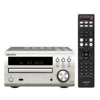 Denon CDレシーバー FLAC/WAV/AAC再生対応 フロントUSB端子/2系統光デジタル入力 プレミアムシルバー RCD-M40- | chanku store