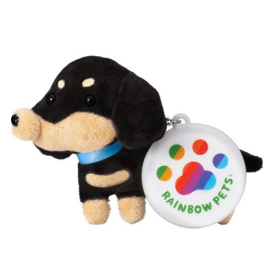 テディベア ブラックタン ダックス ぬいぐるみ 玩具 レトロ ミニチュア