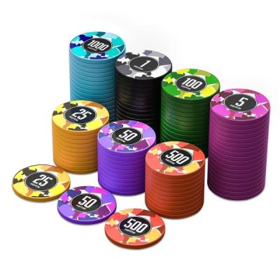 HEITOK ポーカーチップ ポーカーセット 100枚 数字入り 11.5g カジノ