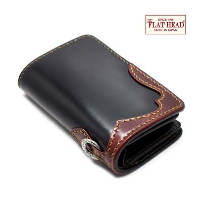 小銭入れなし　ロングウォレット　　　　　フラットヘッド【 新品 】 多脂革 ロング ウォレット FN-WLN1-4SC | THE FLAT HEAD