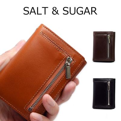 ソルトアンドシュガー ミドルウォレット レザー 牛革 ラウンド ブラック 1_000000001546.jpg?1678209907