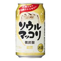 お酒 チューハイ サントリー ソウルマッコリ 350ml ケース (24本入り) ((お取り寄せ商品)) | チャップリンYahoo!店