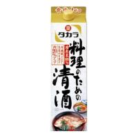 料理酒 宝酒造 タカラ 料理のための清酒 パック 13° 1800ml (国産米100％ 食塩0 ゼロ) | チャップリンYahoo!店