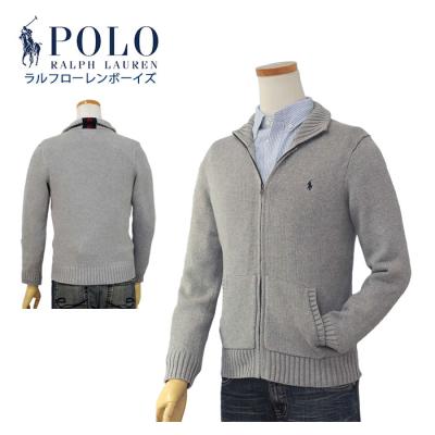ラルフローレンスポーツ コットン ジップアップカーディガン Polo Ralph Lauren ジップアップ カーディガン | ブルー | FARFETCH JP