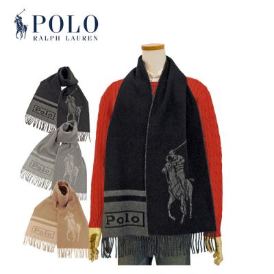 ポロラルフローレン POLO RALPH LAUREN マフラー ビッグポニー 楽天市場】ポロ ラルフローレン ビッグポニー ポロロゴ フリンジ