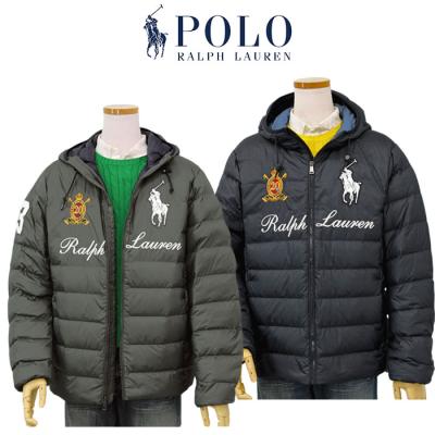千鳥 ダウンジャケット メンズ（POLO RALPH LAUREN）（素材