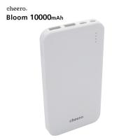 モバイルバッテリー 大容量 急速充電 iPhone / iPad / Android チーロ cheero Bloom 10000mAh 3ポート出力 USB-C USB-A PSEマーク付 | cheero mart