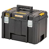 デウォルト(DeWALT) TSTAK ラージボックス Lサイズ 工具箱 収納ケース ツールボックス 大容量 積み重ね収納 脱着トレー IP54 坊塵 | ちぇりーぺ