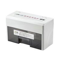 サンワダイレクト小型シュレッダー（電動） A4 マイクロカット・2枚細断・連続8分使用 400-PSD025 1台 | Chiba Mart(インボイス登録店)