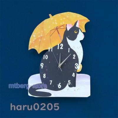 ★猫シルエット アンティーク掛時計 イギリス製★ ☆猫シルエット アンティーク掛時計 イギリス製☆