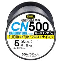 DUEL(デュエル) カーボナイロンライン 5号 CN500 500m 5号 GR グレー H3455-GR | Choco-K.