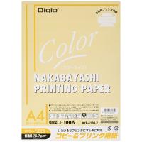 ナカバヤシ コピー&amp;プリンタ用紙 カラータイプ A4 100枚入 イエロー HCP-4101-Y | Choco-K.