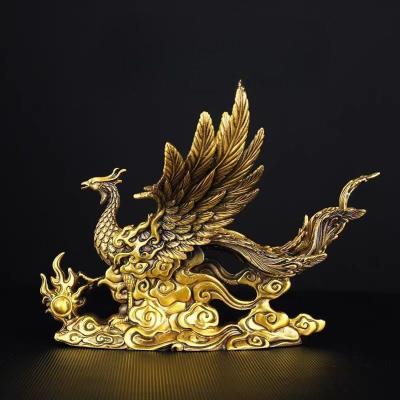 龍と鳳凰の置物　箱付き 龍と鳳凰の置物 箱付き