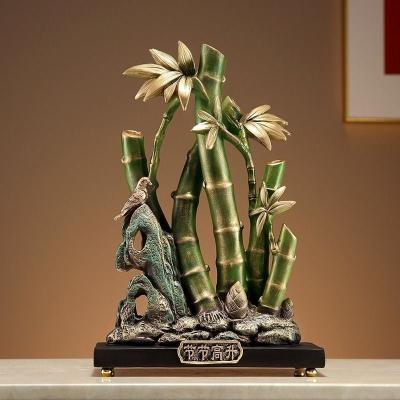 竹　置物 彫刻 H-86 竹 置物 彫刻 H-86