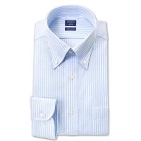 CHOYA SHIRT FACTORY メンズ長袖 形態安定ワイシャツ CFD535-450 ブルー | CHOYA シャツ