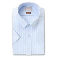 LORDSON by CHOYA メンズ半袖 形態安定ワイシャツ CON091-450 ブルー S, M, L, LL, | CHOYA シャツ