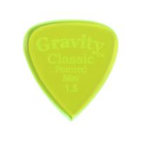 GRAVITY GUITAR PICKS Classic Pointed -Mini- GCPM15P 1.5mm Fluorescent Green ピック | chuya-online チューヤオンライン