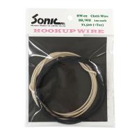 SONIC HW-02 Black 1m ＆ White 1m フックアップワイヤー  内部配線材 | chuya-online チューヤオンライン