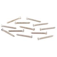 フェンダー Fender Neck Plate Mounting Screws American Standard/Deluxe Guitars Sheet Metal 8 X 1-3/4" Chrome 12 スクリュー 12本セット | chuya-online チューヤオンライン