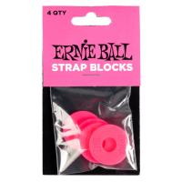 ERNIE BALL 5623 STRAP BLOCKS 4PK PINK ゴム製 ストラップブロック ピンク 4個入り アーニーボール ストラップラバー | chuya-online チューヤオンライン