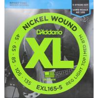 ダダリオ D'Addario EXL165-5 RL.Top/M.Bottom Long Scale 5-strings 5弦用ベース弦 | chuya-online チューヤオンライン