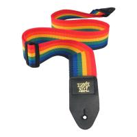 ギターストラップ アーニーボール ERNIE BALL POLYPRO STRAPS 4044 Rainbow ストラップ ポリプロストラップ レインボー | chuya-online チューヤオンライン