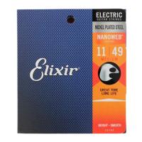 エリクサー ELIXIR 12102 NANOWEB Medium 11-49 エレキギター弦 | chuya-online チューヤオンライン