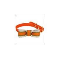 犬の首輪 スープルリボンカラー オレンジ BIRDIE バーディ | ドッグウェアのCIERA