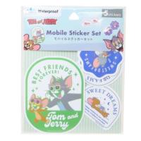 トムとジェリー モバイルステッカー 5枚セット ワーナーブラザース ダイカットシール キャラクター Bタイプ | キャラクターのシネマコレクション