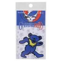 ダイカットビニールステッカー GRATEFUL DEAD グレイトフルデッド ビニールシール ゼネラルステッカー DANCING BEAR BLUE | キャラクターのシネマコレクション