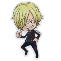 ワンピース サンジ ONE PIECE グッズ mini ステッカー ミニシール プレゼント 男の子 女の子 ギフト バレンタイン | キャラクターのシネマコレクション