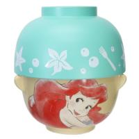 リトルマーメイド アリエル ディズニープリンセス グッズ ミニ 茶碗 ＆ 汁椀 セット ご飯セット クレヨンタッチ サンアート プレゼント バレ 爆買 | キャラクターのシネマコレクション