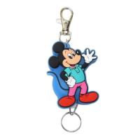 ミッキーマウス キーリング WDラバーリールキーホルダー ディズニー エスケイジャパン | キャラクターのシネマコレクション