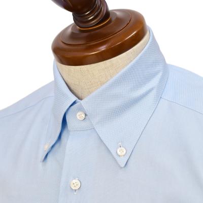 バルバ　サックスブルーコットンドレスシャツ　38-15 BARBA バルバ ドレスシャツ サックスブルー 38 / 15 BARBA