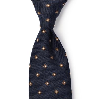 新品　フランコバッシ　ネクタイ　ネイビー　ソリッド　無地　タグ付 新品 フランコバッシ ネクタイ ネイビー ソリッド 無地 タグ付