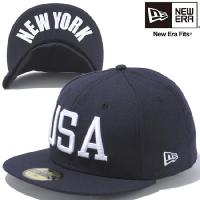 ニューエラ 5950キャップ ユーエスエーロゴ アンダーバイザー ニューヨーク ネイビー ホワイト New Era 59Fifty Cap USA Logo Under Visor New York Navy | ネット通販 C.I.O.