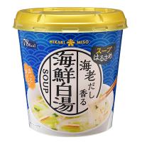 ひかり味噌 カップスープはるさめ 海鮮白湯 1食 ×6本 | CLAMオンラインストア