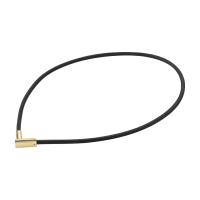 phiten(ファイテン) ネックレス RAKUWA磁気ネック チョッパースクエア ゴールド/ブラック 50cm | CLAMオンラインストア