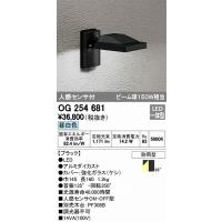 オーデリック 屋外用スポットライト LED（昼白色） センサー付 OG254681 | 照明 おしゃれ 家具 通販 クラセル
