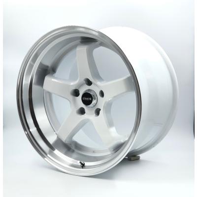 未使用 18インチ ホワイト 5スポークホイール FINALIST FZ-S5 18x8.0 35 114.3x5 WHT - オートウェイ