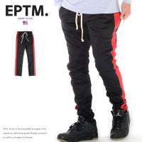 EPTM エピトミ トラックパンツ 切り替えパイピングデザイン 裾ジップ EPTM エピトミ トラックパンツ 切り替えパイピングデザイン 裾ジップ