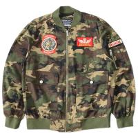 MISHKA ミシカ MA1 ジャケット エムエーワン MISHKA（ミシカ） ジャケット ブルゾン MA-1 総柄カモ ミリタリー