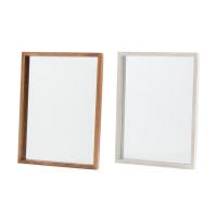 ボックスミラー 幅45 ミラー 鏡 スタンド アンティーク 雑貨 ナチュラル 北欧 テイスト おしゃれ かわいい モダン 卓上 鏡 掛け 置き 雑貨 化粧 新生活 ザガ | BEGOT(ビゴット)