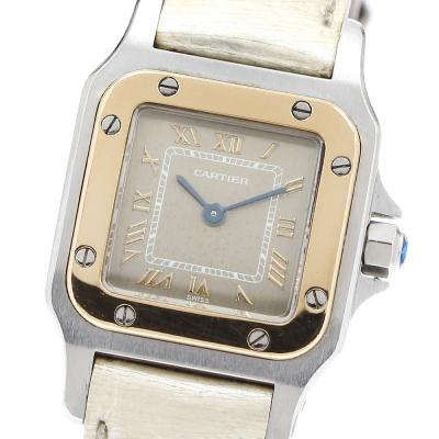 カルティエ CARTIER W20031C4 サントスガルベSM YGベゼル クォーツ レディース _914619 Cartier（カルティエ） CARTIER W20031C4 サントスガルベSM YGベゼル