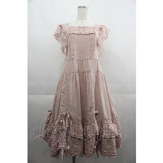 【新品未使用】⭐️ピンクハウス⭐️エプロン⭐️ブルーグレー⭐️綿⭐️ロング丈⭐️タグ付⭐️ 新品未使用】⭐️ピンクハウス⭐️エプロン⭐️ブルーグレー