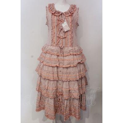 ピンクハウス ギンガムチェック ワンピース PINK HOUSE / ギンガムチェックワンピース ピンク I-24-10-07