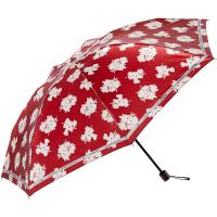 折りたたみ傘 雨傘 レディース 女性 おしゃれ かわいい LANVIN COLLECTION ランバン コレクション  花柄 レッド | CloudNine