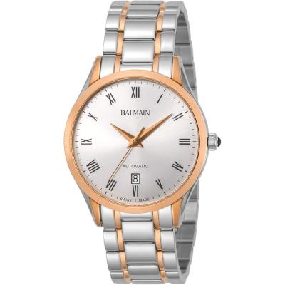 BALMAIN バルマン 腕時計 自動巻き スイス製 メンズ 男性 シルバー BALMAIN バルマン 腕時計 自動巻き スイス製 メンズ 男性 シルバー