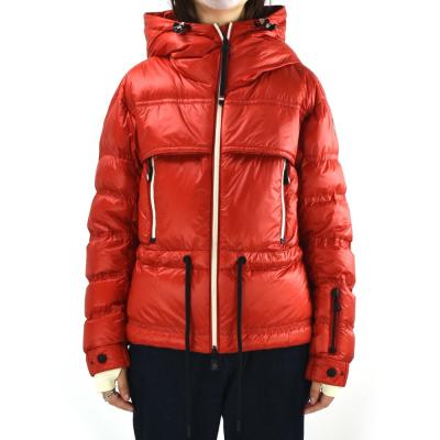 MONCLER レディースダウンコート、ダウンジャケット(色:レッド MONCLER レディースダウンコート、ダウンジャケット(色:レッド